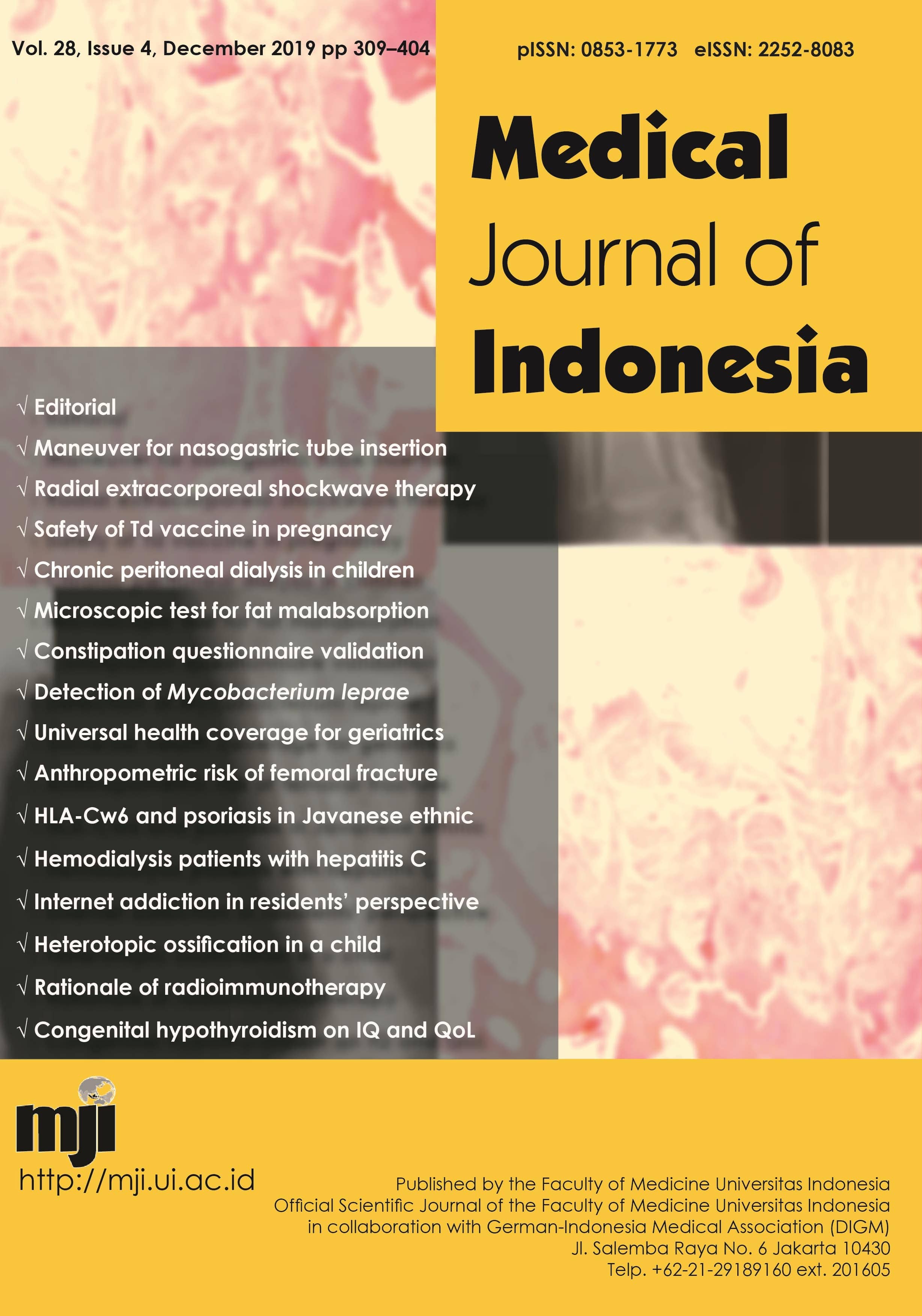 Archives  Medical Journal of Indonesia